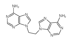 9H-Purin-6-amine,9,9'-(1,2-ethanediyl)bis-结构式