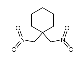 1,1-bis(nitromethyl)cyclohexane结构式
