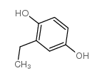 2-乙基苯-1,4-二酚结构式