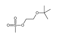 2-(叔丁氧基)乙基甲磺酸酯结构式