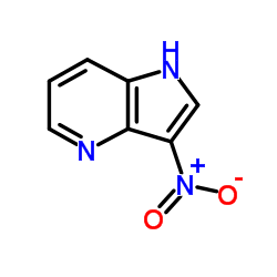 3-硝基-1H-吡咯并[3,2-b]吡啶结构式