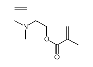 2-(dimethylamino)ethyl 2-methylprop-2-enoate,ethene Structure