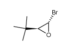 trans-2-bromo-3-tert-butyloxirane结构式