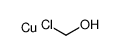 chloromethanol,copper Structure
