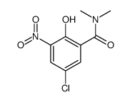 5-chloro-2-hydroxy-N,N-dimethyl-3-nitrobenzamide Structure
