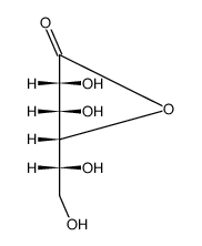 D-铝离子-1,4-内酯结构式