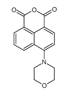 4-(morpholin-4-yl)-1,8-naphthalic anhydride Structure