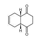 cis-2,3,4a,5,8,8a-hexahydro-1,4-naphthalenedione结构式
