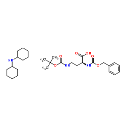 N-苄氧羰基-N'-叔丁氧羰基-L-2,4-二氨基丁酸二环己胺盐图片