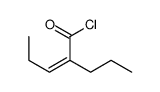 2-propylpent-2-enoyl chloride Structure