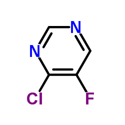 4-Chloro-5-fluoropyrimidine Structure