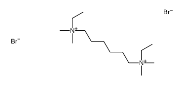 ethyl-[6-[ethyl(dimethyl)azaniumyl]hexyl]-dimethylazanium,dibromide结构式