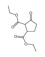 diethyl 3-oxocyclopentane-1,2-dicarboxylate结构式