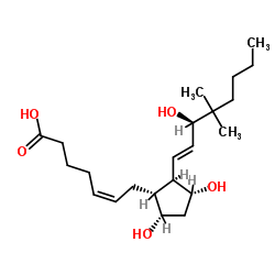 16,16-二甲基前列腺素F2α结构式