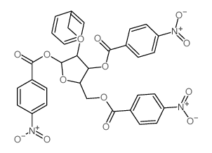 a-D-Arabinofuranose, 2-O-(phenylmethyl)-,tris(4-nitrobenzoate) (9CI) picture