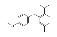 1-(2-isopropyl-5-methyl-phenoxy)-4-methoxy-benzene结构式
