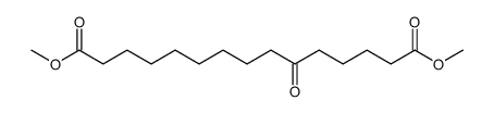 6-oxo-pentadecanedioic acid dimethyl ester结构式