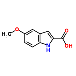 5-methoxyindole-2-carboxylic acid Structure
