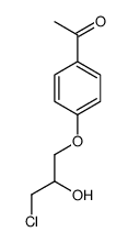 1-[4-(3-chloro-2-hydroxypropoxy)phenyl]ethanone结构式