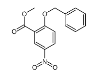 Methyl 2-(benzyloxy)-5-nitrobenzenecarboxylate Structure