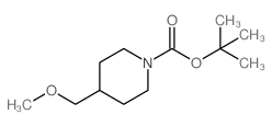 1-BOC-4-甲氧甲基哌啶结构式