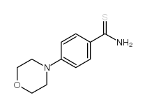 4-吗啉苯羰基硫代乙酰胺结构式