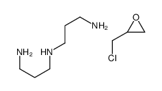 Epichlorohydrin-3,3'-iminobispropylamine polymer structure