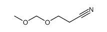 3-(甲氧基甲氧基)丙腈结构式