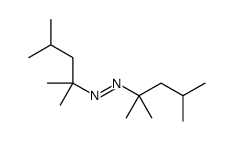 bis(2,4-dimethylpentan-2-yl)diazene Structure