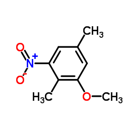 2-甲氧基-6-硝基对二甲苯结构式