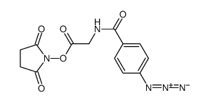 N-hydroxysuccinimidyl-4-azidobenzoyl glycine picture