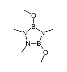 3,5-dimethoxy-1,2,4-trimethyl-1,2,4,3,5-Triazadiborolidine Structure