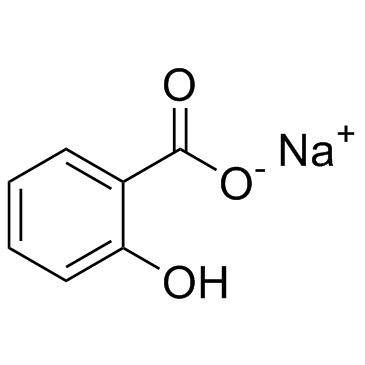 水杨酸钠结构式
