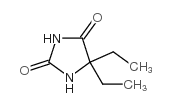 2,4-Imidazolidinedione,5,5-diethyl- Structure