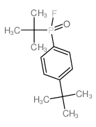 1-(fluoro-tert-butyl-phosphoryl)-4-tert-butyl-benzene结构式