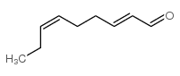 反,顺-2,6-壬二烯醛结构式
