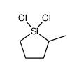 1,1-dichloro-2-methyl-silolane结构式
