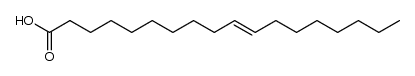 10-Octadecenoic acid, (10E)- Structure