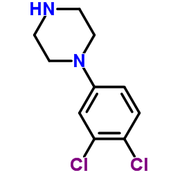 1-(3,4-二氯苯基)哌嗪结构式