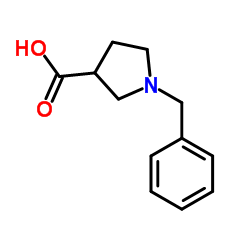 1-Benzyl-3-pyrrolidinecarboxylic acid Structure