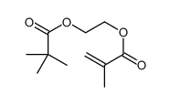 2-(2-methylprop-2-enoyloxy)ethyl 2,2-dimethylpropanoate Structure