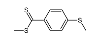 methyl 4-(methylsulfanyl)dithiobenzoate Structure