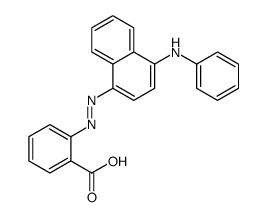 2-[(4-anilinonaphthalen-1-yl)diazenyl]benzoic acid结构式