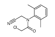 2-chloro-N-(cyanomethyl)-N-(2,6-dimethylphenyl)acetamide Structure