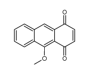 9-methoxy-1,4-anthraquinone Structure