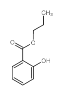 Benzoic acid,2-hydroxy-, propyl ester Structure