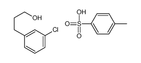 3-(3-chlorophenyl)propan-1-ol,4-methylbenzenesulfonic acid结构式
