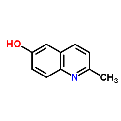 6-羟基-2-甲基喹啉结构式