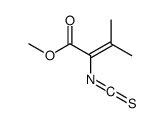 methyl 2-isothiocyanato-3-methylbut-2-enoate结构式