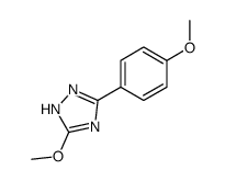 3-methoxy-5-(4-methoxyphenyl)-1H-1,2,4-triazole结构式